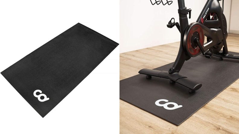 peloton rubber mat